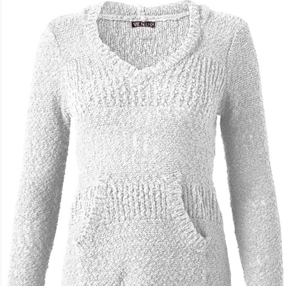 Cozy Textured hooded sweater